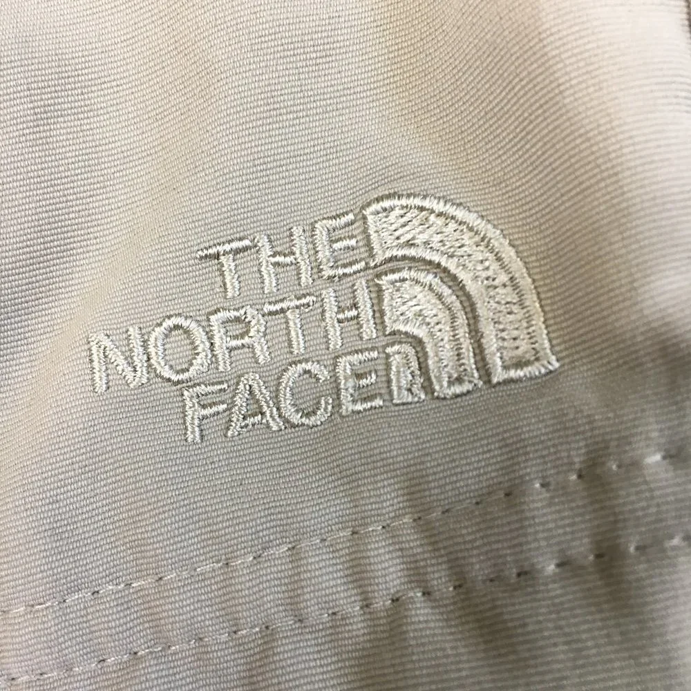 North Face Khaki Tan Convertible Trail Cargo Pants to Shorts w/ Belt 100% Nylon